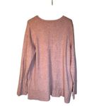 Cynthia Rowley Pink Wool Blend V-Neck Long Sleeve Stylish Sweater Women Sz 1X Photo 1
