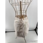 Vineyard Vines White Denim Raw Hem Skirt Women’s Size 10 92% Cotton Photo 7