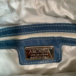 Arcadia Blue Leather Crossbody Bag Photo 4