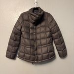 Ralph Lauren women's gray down feather filled puffer jacket size medium Photo 0