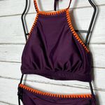 Seekers Australia Purple Orange Bikini Swimsuit Size 10 Photo 2