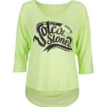 Volcom raglan top tee shirt loose v-neck vintage Photo 0