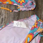 Cupshe Colorful Floral Bikini Set boho bright XS NEW matching set Photo 1