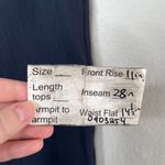 Spanx  Womens Medium Navy Blue Pinstripe Ponte Wide Leg Pant 20385q Photo 9