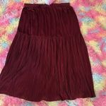 David Rose Vintage Burgundy 2 Piece Lace Suit with Skirt and Top Sz 16w Photo 1