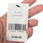 ASTR  the Label Tegan Mixed Media Jacket Olive & Cream NEW Size large Photo 7