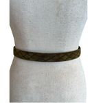 Echo Army Green Genuine Suede Quilted Fashion Belt Size S Photo 8