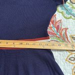 Copper Key  large pullover Navy Blue Short Sleeve Dress with Red and White Trim Photo 3