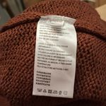 Free People Rust knit scoop neck sweater Photo 13