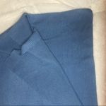 FATE. Blue Shaker Knit Oversized Poncho Elbow Length Sweater Size Small Photo 6