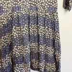 Uniqlo  x Celia Birtwell Purple White Floral Casual Long Sleeve Dress Photo 6