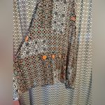 Anthropologie / Maeve | Lilt Mock Neck Geometric Swing Dress, Size S Photo 4