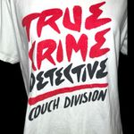 Port Authority  White Tee with Red and Black Print Photo 1