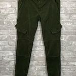 DYLAN GEORGE Olive Green Mary Skinny Cargo Jeans Size 29 Photo 0