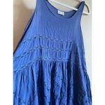 Free People Intimately Free blue open knit lace trim Tank Sz XS Photo 10