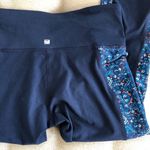 Zobha Z by  Blue Leggings Print Panel Zippers S 4 6 Photo 5