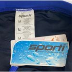 Sporti Active Hipster Workout Bikini Swim Bottom Blue Iris Size Medium Photo 5