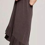Anthropologie MOULINETTE SOEURS ANTHRO Raneri One Shoulder Dress Dark Gray Boho Photo 0