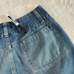American Eagle American‎ Eagle Y2K Denim Mini Skirt Womens Sz 4 Blue Snap Western VTG Festival Photo 11