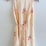 Rails Linen Floral Ruffle Madison Flounce Wrap Dress in Eden Photo 3