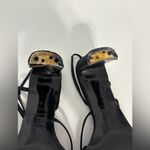 Richard Tyler Vintage Made in Italy WELL WORN formal Satin Heels Sandals Size 8 Black Photo 6