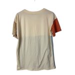 Boutique Bibi Cream & Gray Colorblock Pocket Short Sleeve T Photo 1