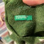 United Colors Of Benetton Vintage 90s-Y2K  olive argyle wool blend sweater Italy Photo 6