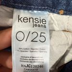 Kensie  Women's Dark Blue Jean Shorts with Daisy Embroidery Photo 8