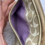 Coach Gold Card Holder Wristlet Photo 5