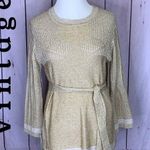 Vintage Joyce Gold Glitter Sweater Size M Photo 0