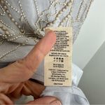 Free People  Love Story Beaded Mini Dress in White Photo 8