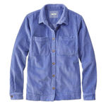 L.L. Bean Larkspur Comfort Corduroy Relaxed Shirt Size M Blue Size M Photo 0