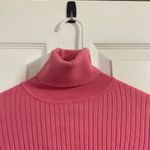 ZARA Bubble Gum Pink Ribbed Crop Turtleneck Sweater Photo 3