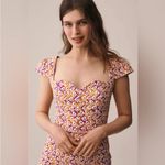 Anthropologie Maeve Cecily Fit Flare Sweetheart Dress Large New With Tags Photo 2