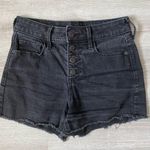 Old Navy  High Rise Denim Shorts Black Sz 0 Photo 0
