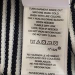 Lauren Ralph Lauren Top Sweater Black White Stripe Loose Cowl Neck XL Photo 10