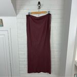 Baserange Organic Cotton Ribbed Knit Wrap Skirt Size S Brown Photo 11