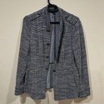 Lane Bryant EUC  SZ 14 COLLARLESS TWEED BLACK & WHITE WOMENS BLAZER Photo 0