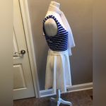 Venus  Fit and Flare Cut Out Dress Royal Blue Winter White Medium Photo 1