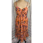 Cleobella  Organic Cotton Oliana Floral Boho Fairy Hippie Flowy Whimsy Midi Dress Photo 1