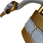 Chloé Paddington Blue Gray Leather Gold Hardware Padlock and Key Replacement Photo 2