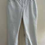 NYDJ White Straight Leg Jeans with Lightweight Denim Photo 0