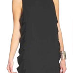 Bcbg MaxAzria Eren Black Ladder/Lattice Side Sleeveless Shift Dress Size 4 Photo 0