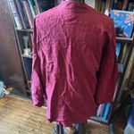 Bryn Walker lagenlook linen flowy artsy XL button down top Photo 2