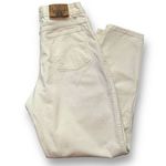 Vintage Paris Sport Club Jeans Cream High Rise Mom Tapered Straight Leg Denim Size 12 Photo 1