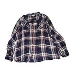 Dress Barn  Plaid Button Down Shirt Photo 1