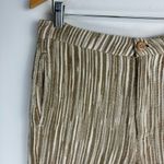 Free People  Marta Yarn Dye Trouser Pants Sz 4 Stripe Wide Leg Cotton Photo 8
