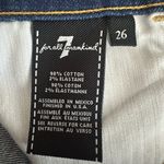 7 For All Mankind  Cropped Trouser Jeans Avant Rinse Size 26 Photo 9