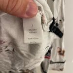 PJ Salvage Womens White Dog Print Pajama Set size small Photo 5