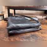 Henri Bendel ‎ Vintage Black Leather Purse OS Photo 11